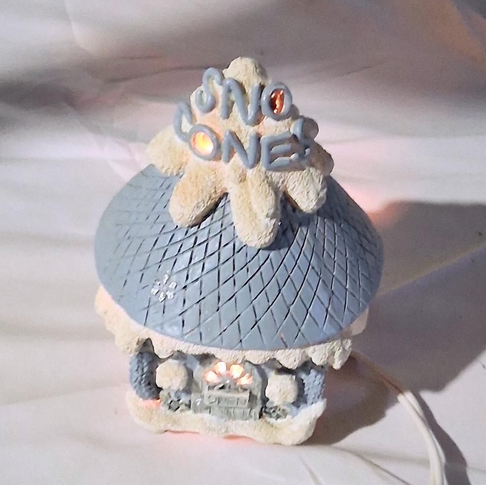 Encore Group "Sno Cone" Electric Light Up Decorative Holiday Village Piece